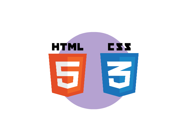 html and css logos